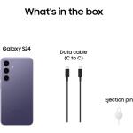 SAMSUNG Galaxy S24 Cell Phone, 128GB AI Smartphone, Unlocked Android US Version, 2024, Cobalt Violet (Used)